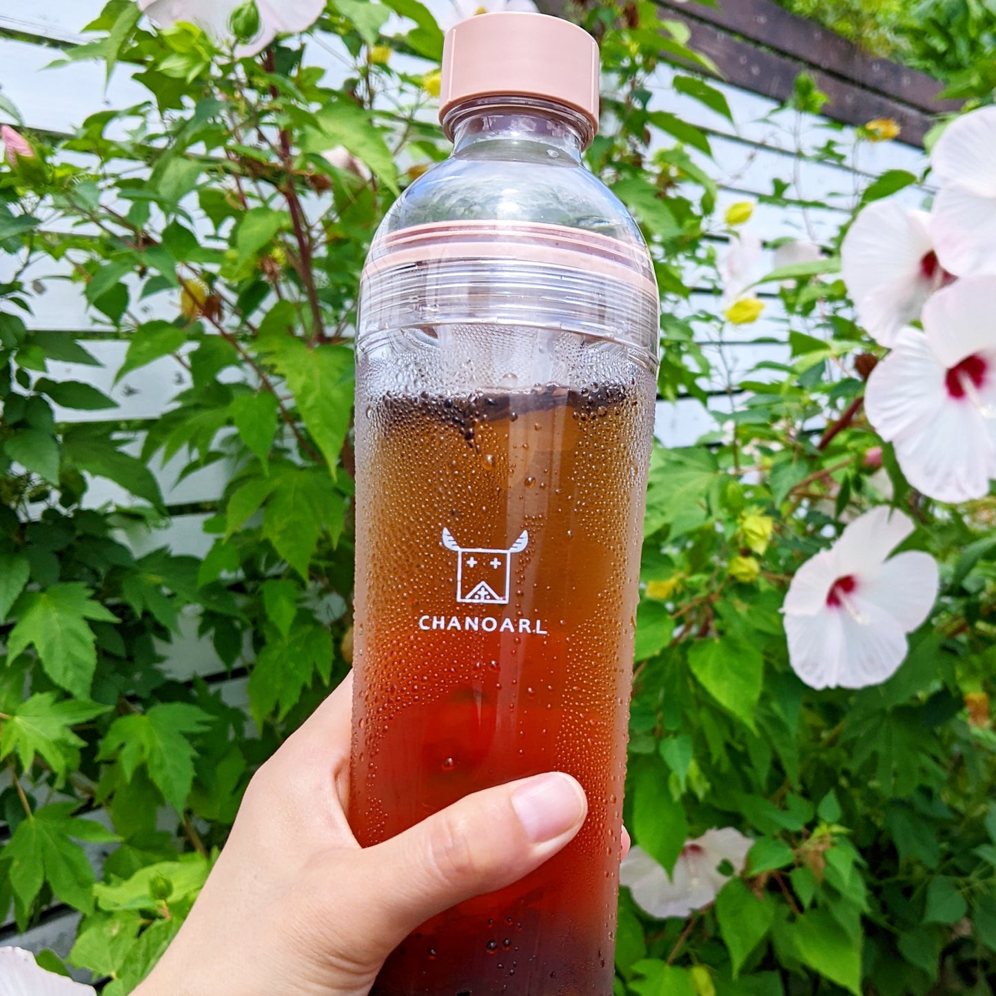 CHANOARL x HARIO 水出しポータブルボトル 400ml スモーキーグリーン