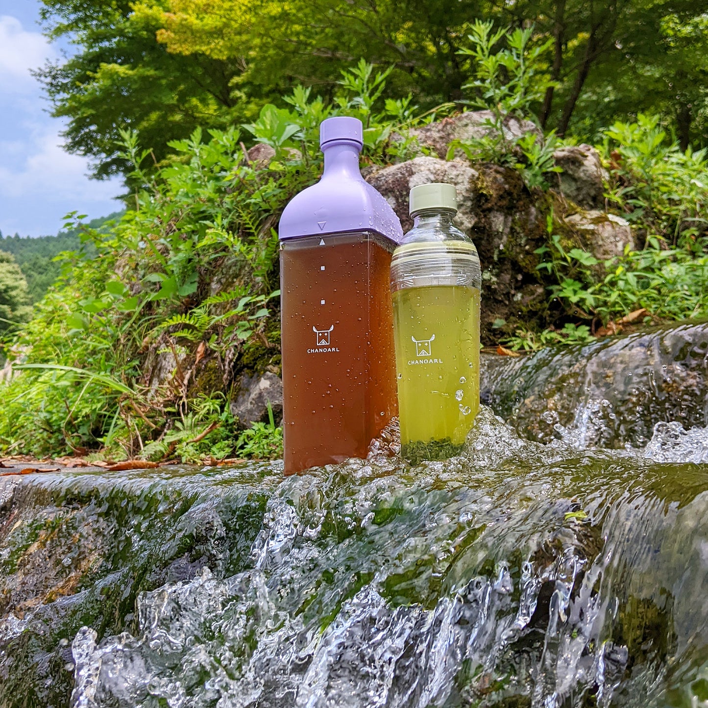 CHANOARL x HARIO 水出しカークボトル 1200ml スモーキーピンク