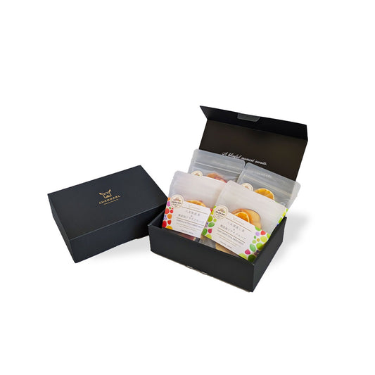 八女和紅茶と深蒸し茶 無添加ドライフルーツティーギフトセット