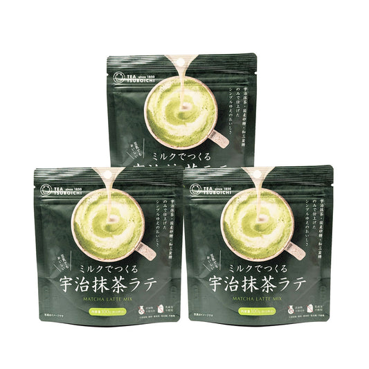 ミルクでつくる宇治抹茶ラテ【お得な3個セット】つぼ市製茶本舗
