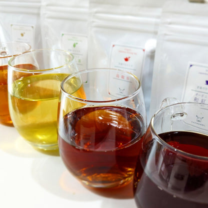 CHANOARL Blissful Moment Organic JAS Organic Tea Bag Assortment Set of 4 Popular Teas