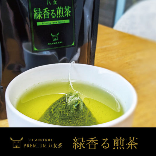 CHANOARL プレミアム八女茶「緑香る煎茶」ティーバッグ