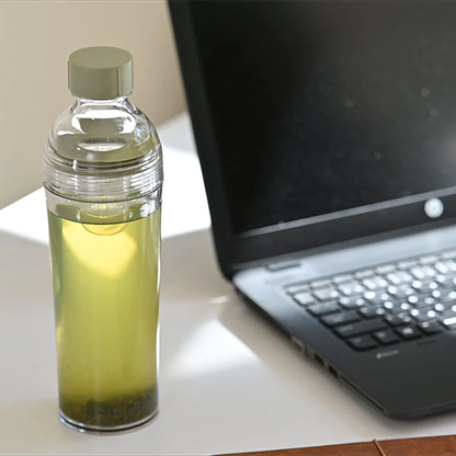 CHANOARL x HARIO Cold Brew Portable Bottle, 400ml, Smoky Green